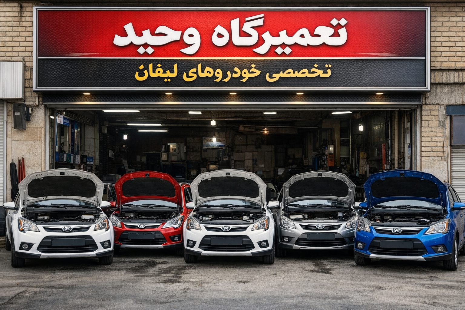  تعمیرگاه تخصصی لیفان X50 | خدمات ۲۴ ساعته