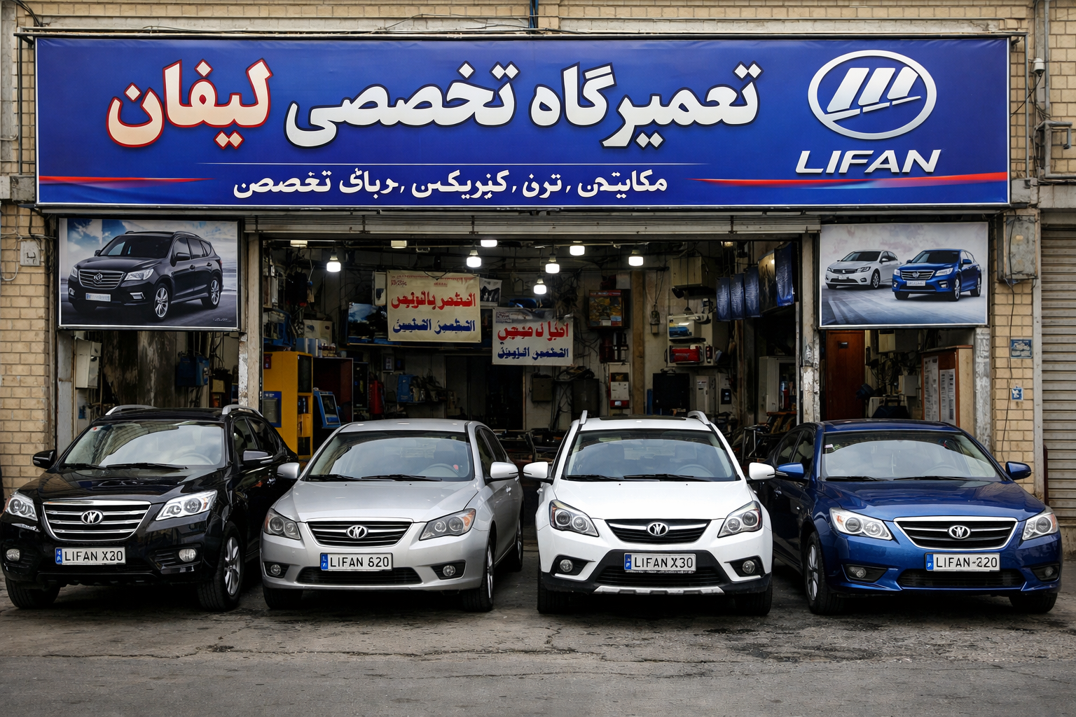  تعمیر لیفان X60 در قم 